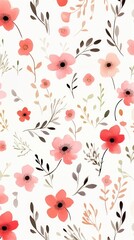 Flower pattern plant art.