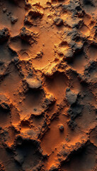 Fototapeta premium Top-down close-up of Venus Planet