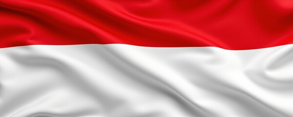 Smooth Red and White Striped Fabric with Gentle Folds