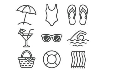 Sunny beach essentials for a perfect summer day at the ocean