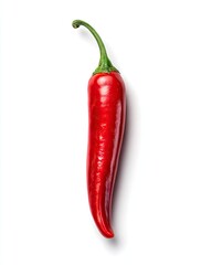 Red chili pepper, whole, isolated (14)