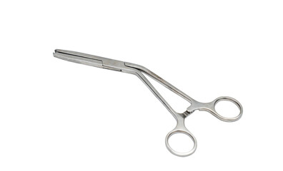 Surgical instrument used in neurosurgery. A precision surgical tool for neurosurgery, vital for intricate procedures, resting on a sterile surface.