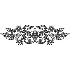 abstract floral background, kanok, ลายกนกเปลว