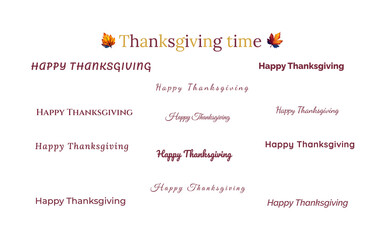 Autumn phrases and slogans in handwriting and fonts. Cozy lifestyle design for placard, stationary, affectionate mood, individuality, mental vibes, seasons, warm events