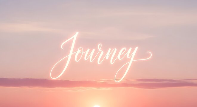 Embark on your personal journey with this inspiring sunset backdrop, perfect for motivational content, travel blogs, and wellness campaigns, offering peace and tranquility