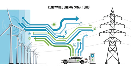 Renewable Energy Smart Grid Clean Power for a Sustainable Future