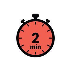 min 2 time icon vector design illustration background
