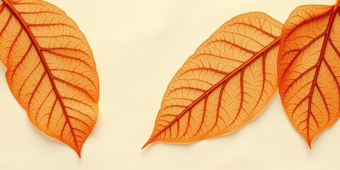 Delicate tamarind leaf tracings on translucent paper,   silhouette,   overhead shot
