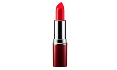Vibrant Red Lipstick with Metallic Case