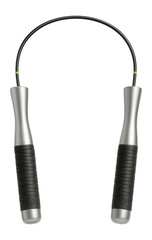 Obraz premium Speed jump rope with lightweight aluminum handles and a thin PVC-coated cable for high-intensity interval training