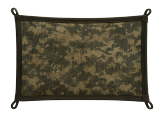 Digital camo net with reinforced edges for tactical operations