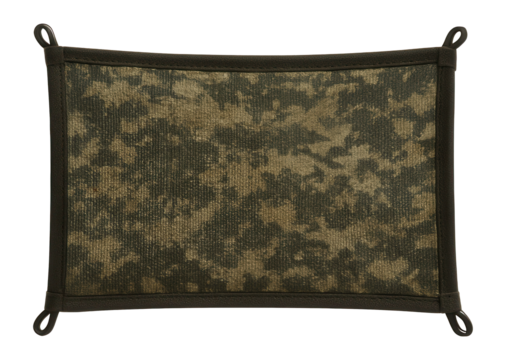 Digital camo net with reinforced edges for tactical operations