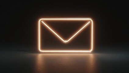 Glowing email icon