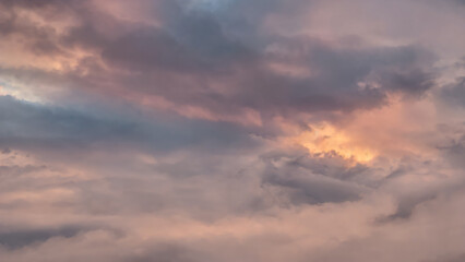 Obraz premium clouds at sunset