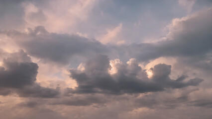 Obraz premium clouds at sunset