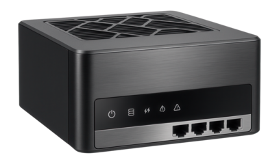 File server with extensive NAS capabilities and multiple Ethernet ports