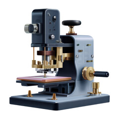 Fototapeta premium Vector punch machine isoleted on transparent background.