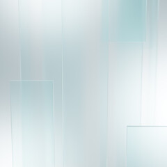 White Abstract background Scene, 3D Rendering, 3D illustration