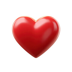 A shiny red heart on black background perfect for love Valentine's Day or romantic designs