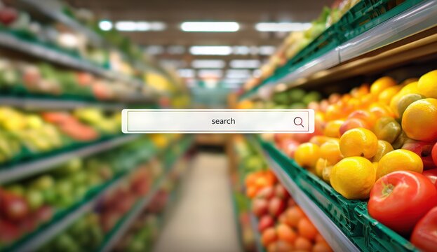 Supermarket search bar