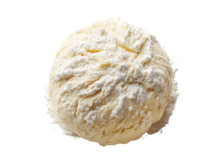 Raw dough isolated on transparent background, Clipart png