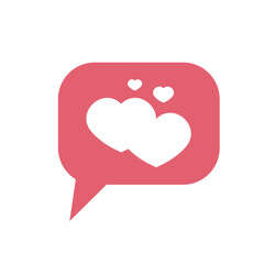 love  massage  logo icon illustration flat