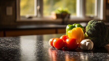 vegetables on the table