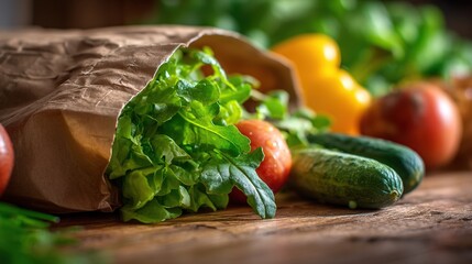 fresh vegetables on a chopping board