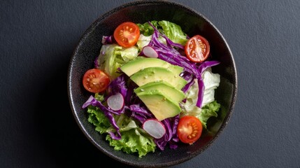 Avocado slices and vibrant veggies unite, celebrating World Vegan Day's plant-powered palette and the mysterious allure of wellness