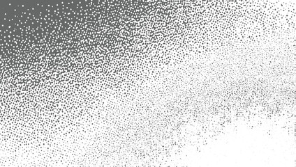 Grey dots fading into white pattern texture