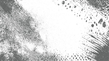 Textured grey and white abstract background with distressed elements vector
