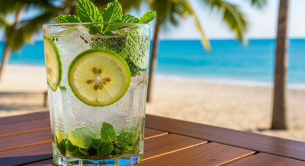 cocktail sparkling lime