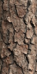 Obraz premium Close-up view of rough, textured tree bark