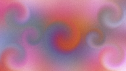 Gradient swirled background: pink, blue, orange, soft, dreamy, abstract, vibrant.