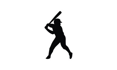 Baseball Player Silhouette