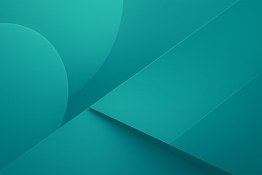 A minimalist abstract background with smooth, overlapping geometric shapes in a textured teal hue, creating a calm and clean visual with a sense of depth.