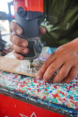 Recycling waste process for sustainability, symbol of environmental awareness, eco-friendly lifestyle, and circular economy.