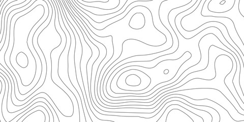 Fototapeta premium Topographic map contour background pattern.Natural printing illustrations of maps.Grey topographic lines. Texture of lines.pattern shape in organic wood on white and transparent background,