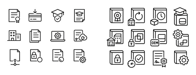 Minimalist Software License Icons