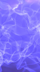 Soft abstract purple smoke gracefully swirling, symbolizing fluidity, elegance, and creativity
