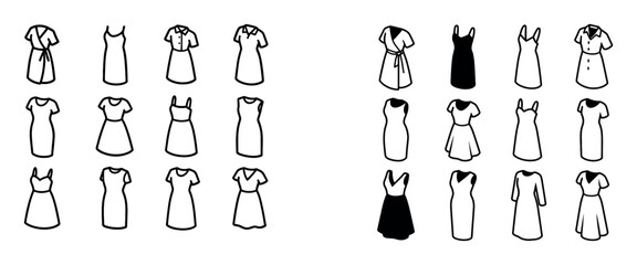 Isometric Dress Icons