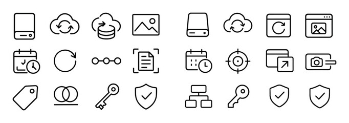Digital Hygiene Icons