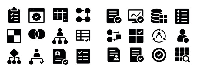 Fototapeta premium Software Testing Icons