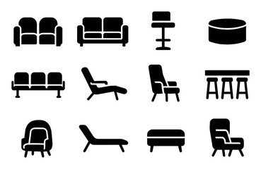 Airport Lounge Icons 4x3
