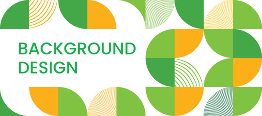 Seamless Retro Scandinavian Geometry Pattern with Swiss Abstract Prints. Vector Background of Circles and Squares for Minimalist Design, Modern Artwork, and Stylish Decorative Concepts.