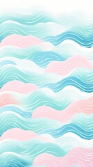 Summer wave pattern backgrounds texture.