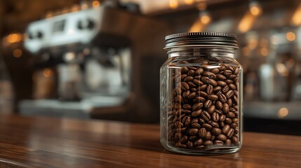 Coffee Beans, close-up of roasted Arabica beans with rich brown tones and detailed textures, symbol of authentic café culture and artisanal coffee lifestyle.
