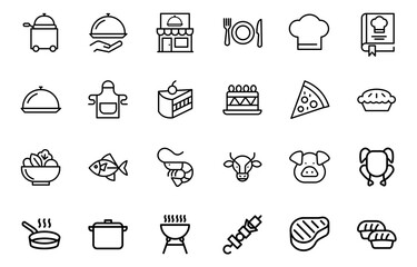 I con set of restaurant