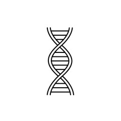 Set of DNA hourglass vector icons symbolizing time and science
