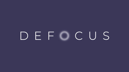 Defocus Text Animated In Randomize Characters Order